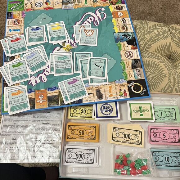 Hawaii Opoly Hawaiian Monopoly‎ Board Game Complete Open Box Late For The Sky - Picture 6 of 6